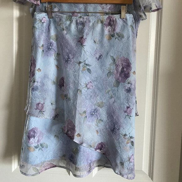 Top and Skirt K Studio Blue and Purple 2-piece set Size 10 Excellent condition - Picture 5 of 5